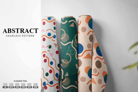 Abstract Seamless Patterns - Paper Art Graphics Review