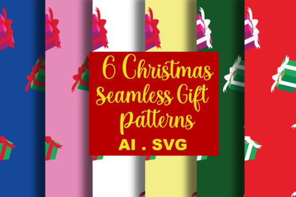 Christmas Seamless Gift Patterns: A Review for Graphics and Patterns Sellers