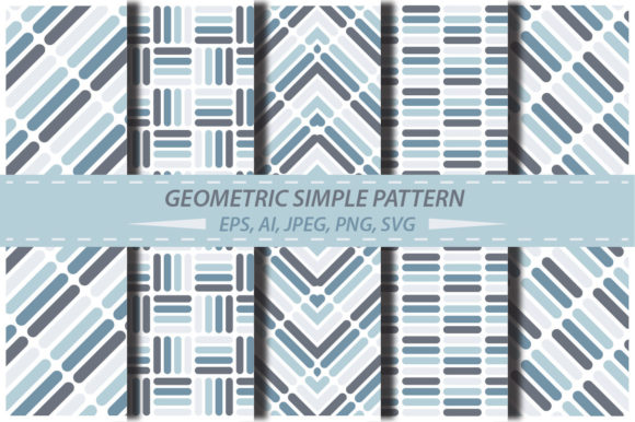 Geometric Simple Patterns: A Review of Modern Graphics and Patterns